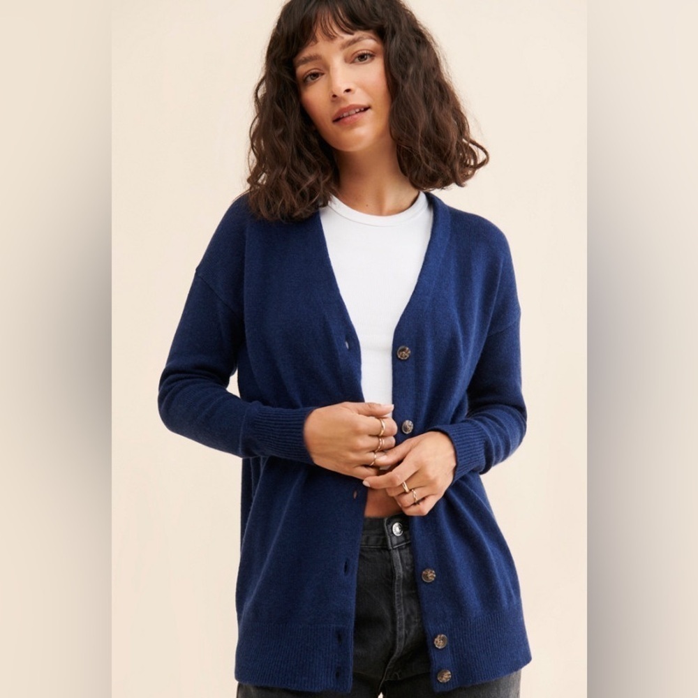 Madewell Harlow V-Neck Cardigan